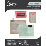 Sizzix 49 & Market Clear Stamps with Framelits Creative Combos (667058)