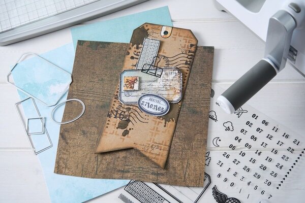 Sizzix 49 & Market Clear Stamps with Framelits Creative Combos (667058) Sizzix 49 & Market Clear Stamps with Framelits Creative Combos (667058)