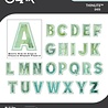 Sizzix 49 and Market Thinlits Die Set This or That 2 Inch Alphabet (666951)