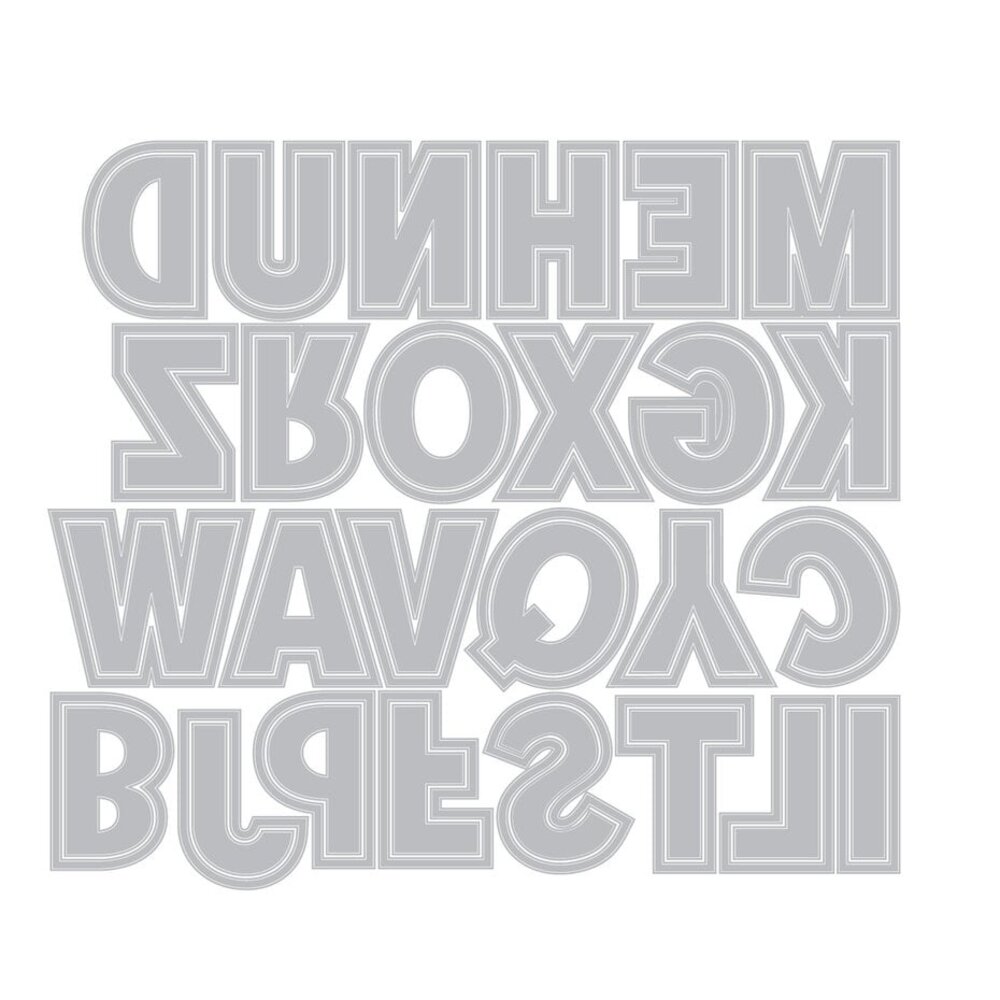 Sizzix 49 and Market Thinlits Die Set This or That 2 Inch Alphabet (666951)