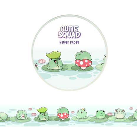 CutieSquad Kawaii Frog Washi Tape