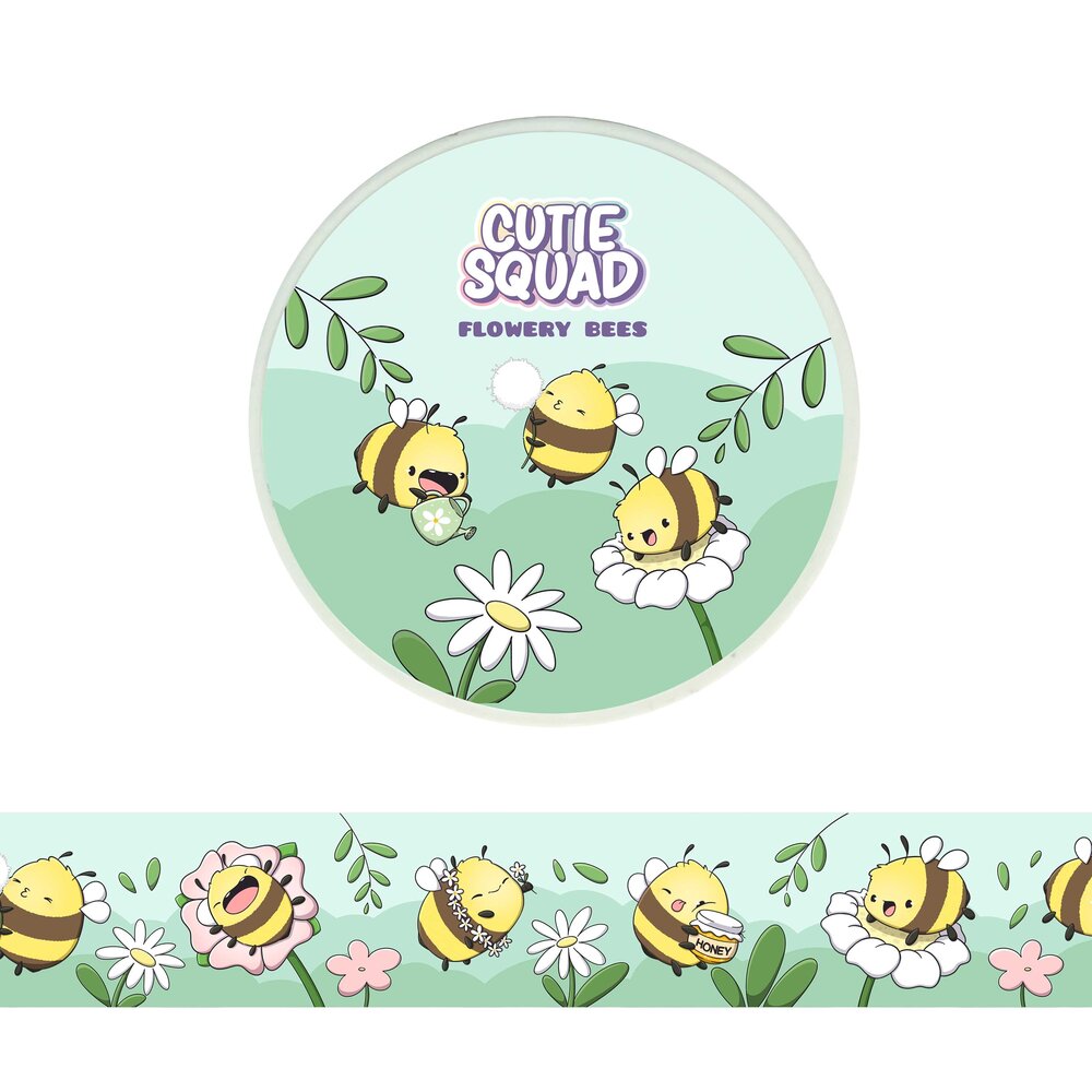 CutieSquad Flowery Bees Washi Tape