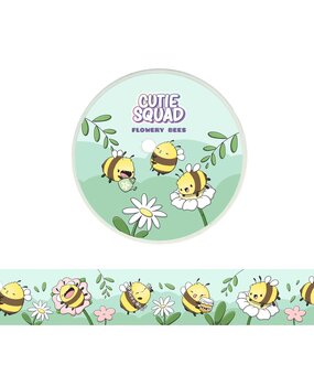 CutieSquad Flowery Bees Washi Tape