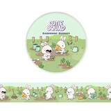 CutieSquad Gardening Bunnies Washi Tape