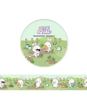 CutieSquad Gardening Bunnies Washi Tape