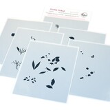 Pinkfresh Studio Homespun with Heart Stencil Freshly Picked (311425)