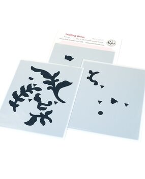 Pinkfresh Studio Homespun with Heart Stencil Trailing Grace (312125)