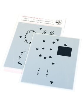 Pinkfresh Studio Homespun with Heart Stencil The Stitch Edit Thread Spool (312925)