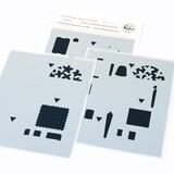 Pinkfresh Studio Homespun with Heart Stencil The Stitch Edit Maker's Essentials (313725)