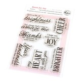Pinkfresh Studio Homespun with Heart Stamp Room for Joy (312225)