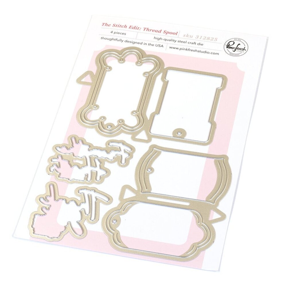Pinkfresh Studio Homespun with Heart Die The Stitch Edit Thread Spool (312825)