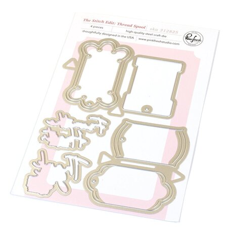 Pinkfresh Studio Homespun with Heart Die The Stitch Edit Thread Spool (312825)