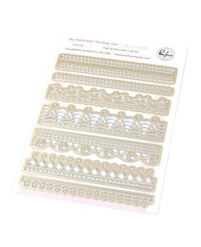 Pinkfresh Studio Homespun with Heart Die The Stitch Edit Heritage Lace (313325)
