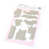 Pinkfresh Studio Homespun with Heart Press Plate Room for Joy (312425)