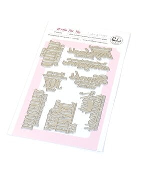 Pinkfresh Studio Homespun with Heart Press Plate Room for Joy (312425)
