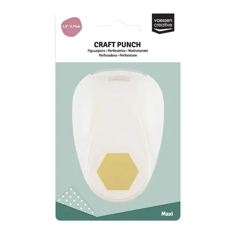 Vaessen Creative Figuurpons Maxi Hexagon (21440-053)