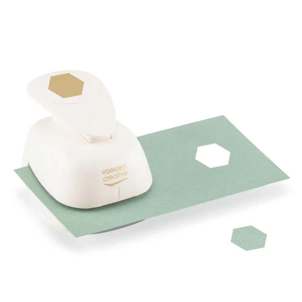 Vaessen Creative Figuurpons Maxi Hexagon (21440-053)