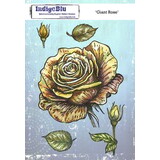 IndigoBlu Giant Rose A5 Rubber Stamp (IND1488)