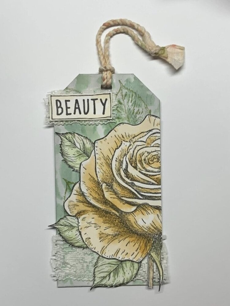 IndigoBlu Giant Rose A5 Rubber Stamp (IND1488)