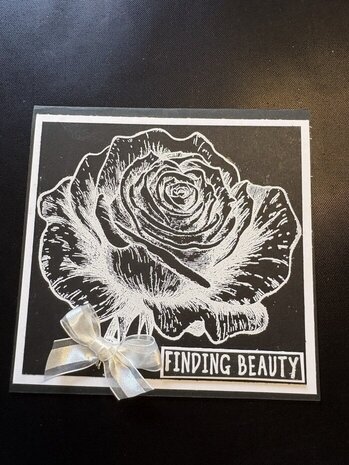 IndigoBlu Giant Rose A5 Rubber Stamp (IND1488)