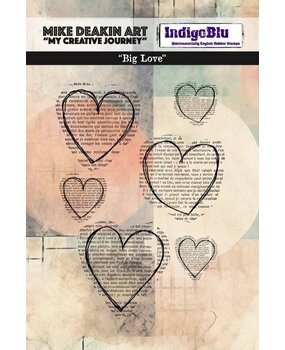 IndigoBlu Big Love A6 Rubber Stamp (IND1466)