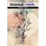 IndigoBlu Sketchy Floral A6 Rubber Stamp (IND1468)