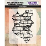 IndigoBlu Bricking It Solo Red Rubber Stamp (IND1470)