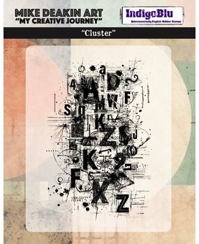 IndigoBlu Cluster Solo Red Rubber Stamp (IND1471)