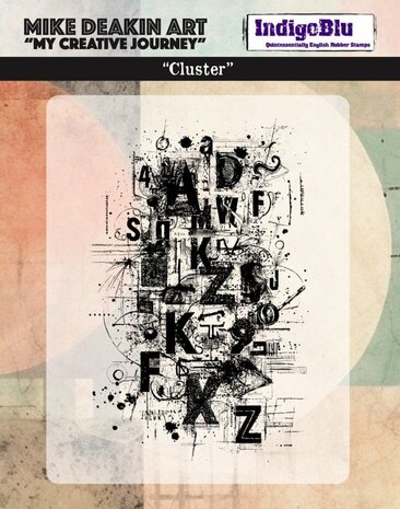 IndigoBlu Cluster Solo Red Rubber Stamp (IND1471)