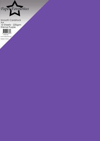 Paper Favourites Eternal Purple A4 Smooth Cardstock (PFSS725)