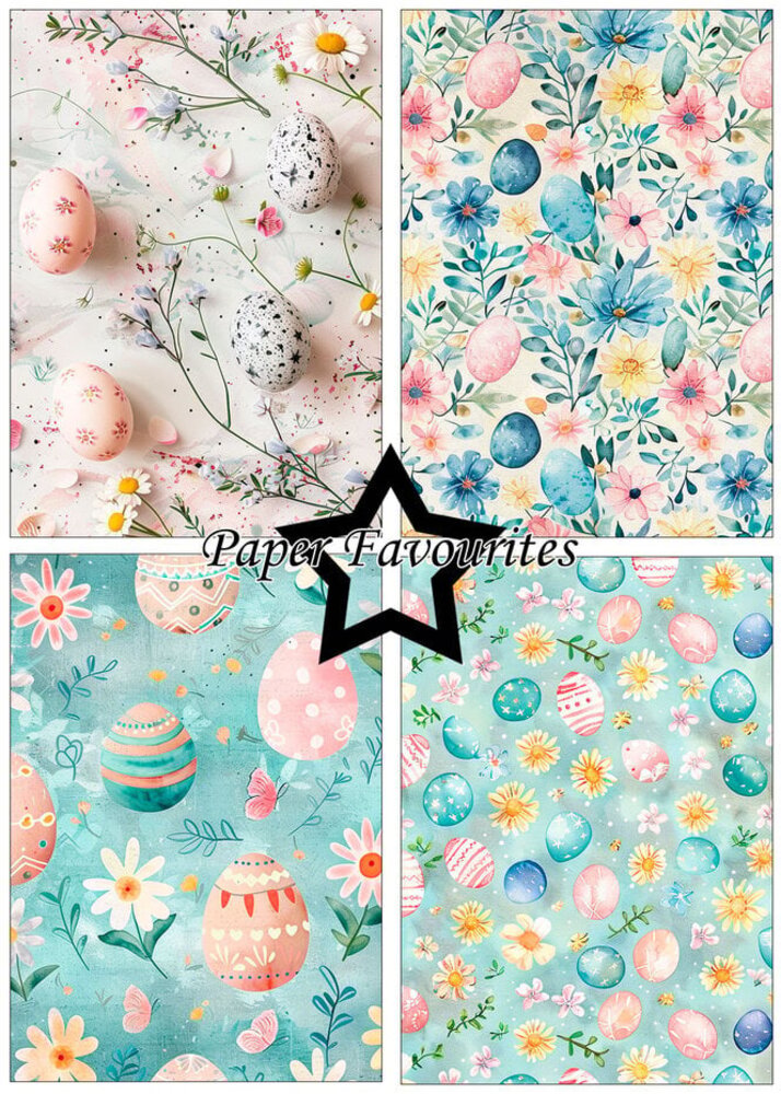 Paper Favourites Easter Eggs A5 Paper Pack (PFA210)