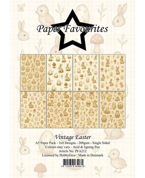 Paper Favourites Vintage Easter A5 Paper Pack (PFA212)