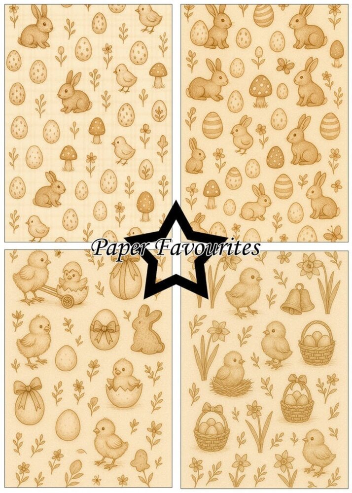 Paper Favourites Vintage Easter A5 Paper Pack (PFA212)