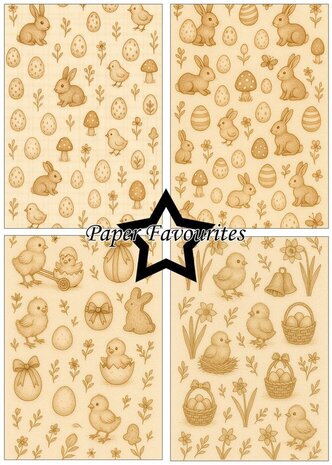 Paper Favourites Vintage Easter A5 Paper Pack (PFA212)