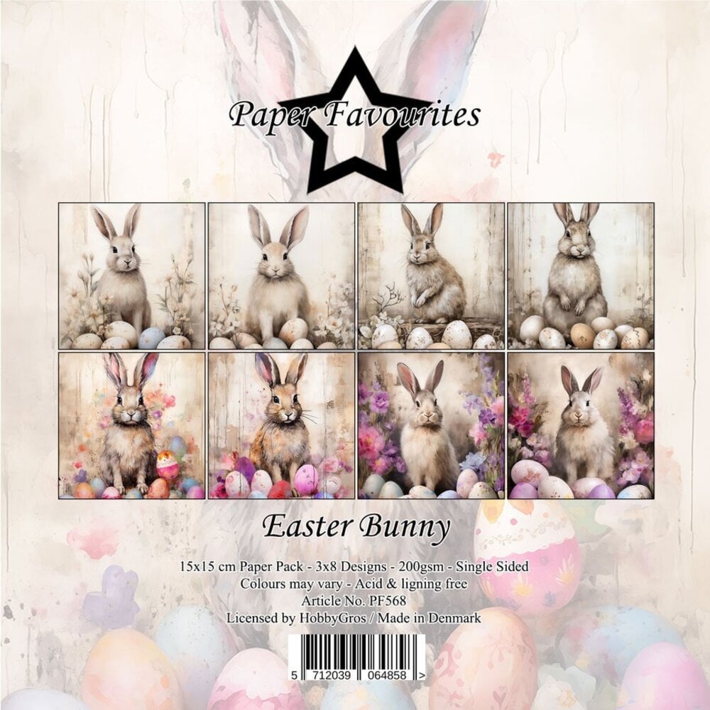 Paper Favourites Easter Bunny 6x6 Inch Paper Pack (PF568)