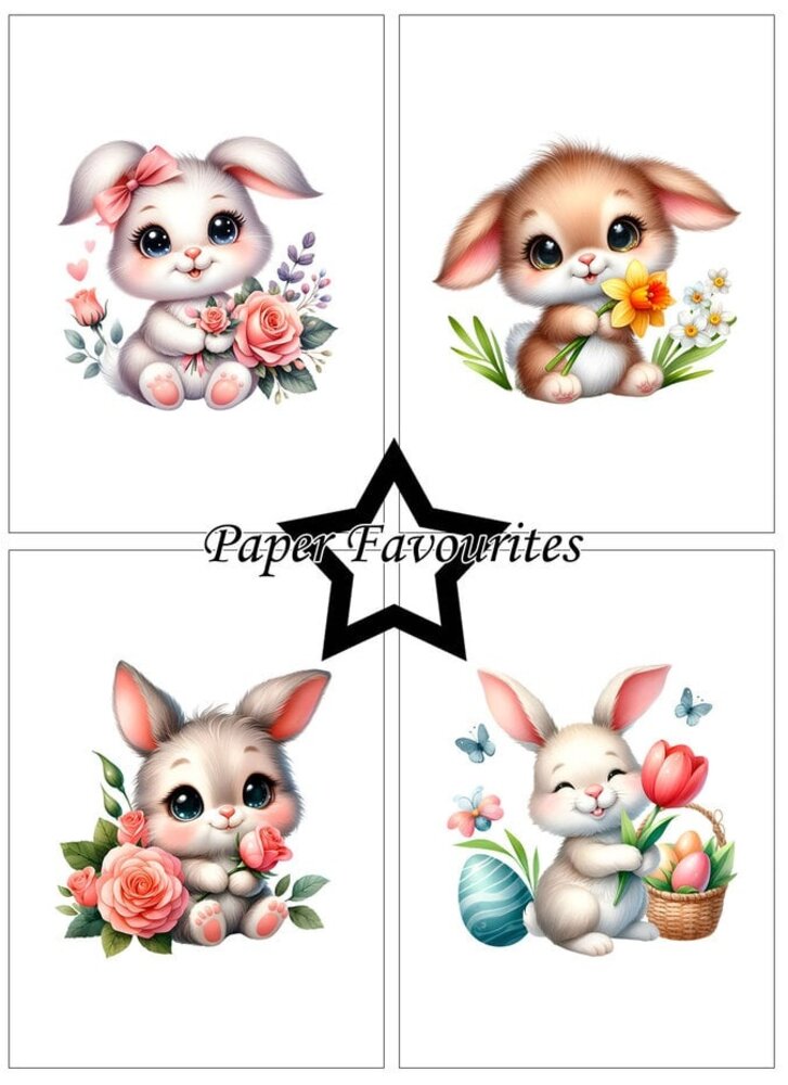 Paper Favourites Easter Cuties A6 Paper Pack (PFA610)