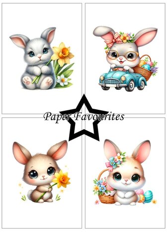 Paper Favourites Easter Cuties A6 Paper Pack (PFA610)