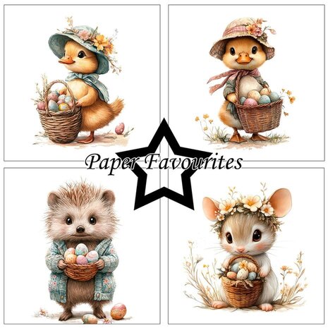 Paper Favourites Easter Friends 6x6 Inch Paper Pack (PF570)