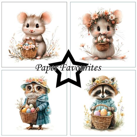 Paper Favourites Easter Friends 6x6 Inch Paper Pack (PF570)