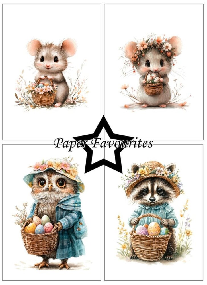 Paper Favourites Easter Friends A6 Paper Pack (PFA611)