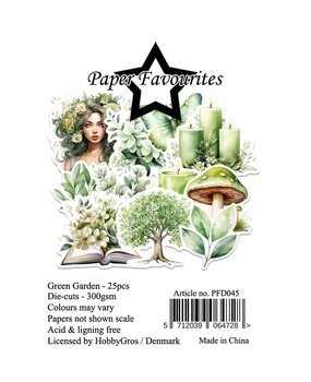 Paper Favourites Die-Cuts Green Garden (PFD045)