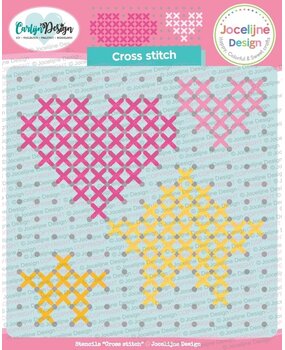 Carlijn Design Stencils Cross Stich (3pcs) (CDJD-0074)