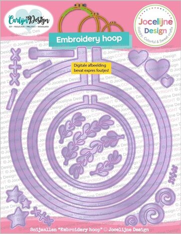 Carlijn Design Snijmallen Embroidery Hoop (CDJD-0073)