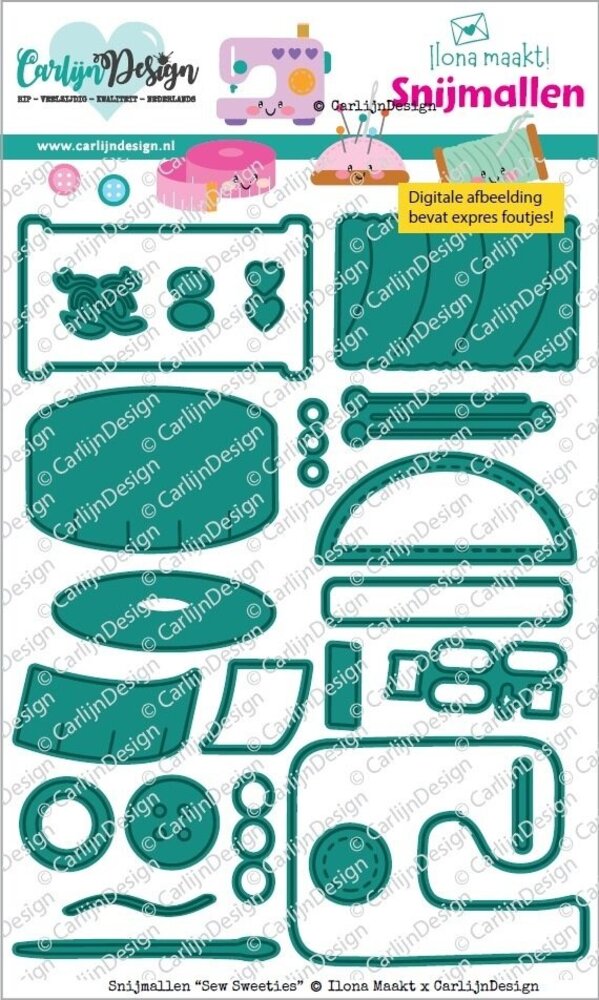 Carlijn Design Snijmallen Sew Sweeties (CDSN-0352)