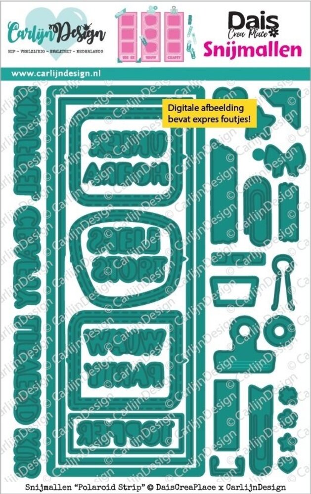Carlijn Design Snijmallen Polaroid Strip (CDSN-0357)