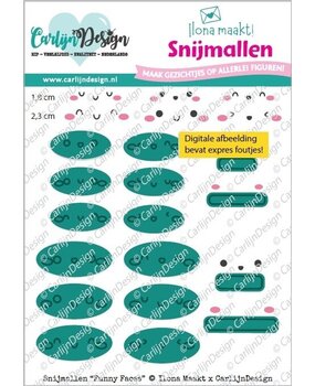 Carlijn Design Snijmallen Funny Faces (CDSN-0360)