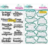 Carlijn Design Creatieve Teksten Stamp & Die DUO (CDST-0167/CDSN-0354)