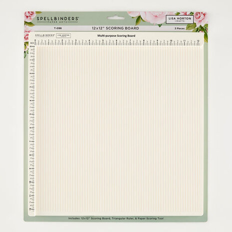 Spellbinders Lisa Horton Crafts Special Edition 12x12 Inch Scoring Board (T-096)
