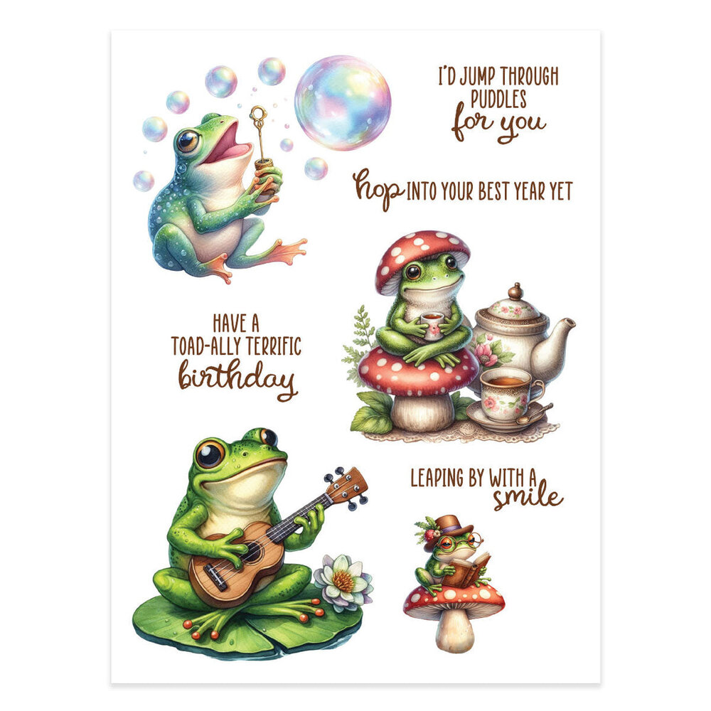 Spellbinders Rub-On Sheets Little Leaps (SCSR-007)