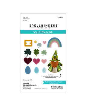 Spellbinders 3D Felt Décor Spring Embellishments Dies (S3-576)